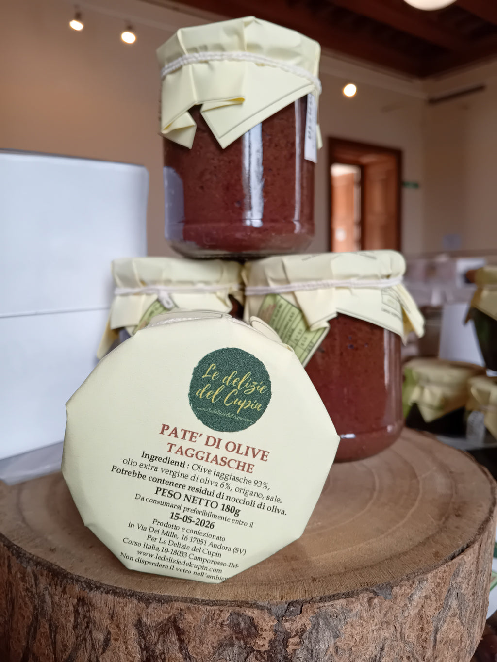 PATE' DI OLIVE TAGGIASCHE 180GR