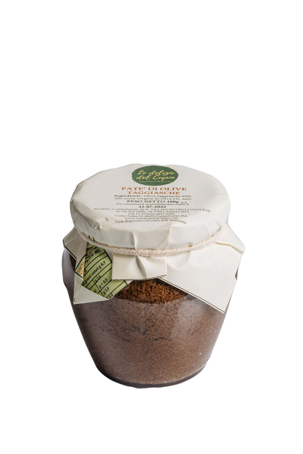 PATE' DI OLIVE TAGGIASCHE 180GR